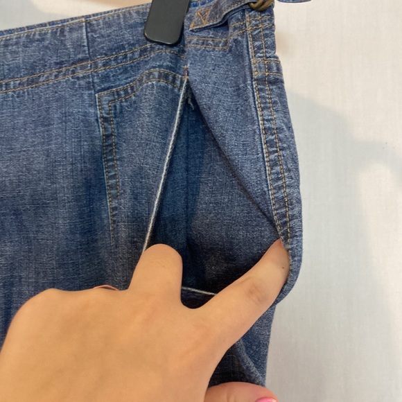 Vintage Y2K Lauren Ralph Lauren Jeans Jean Button Down Midi Skirt Size 18W - Picture 4 of 8